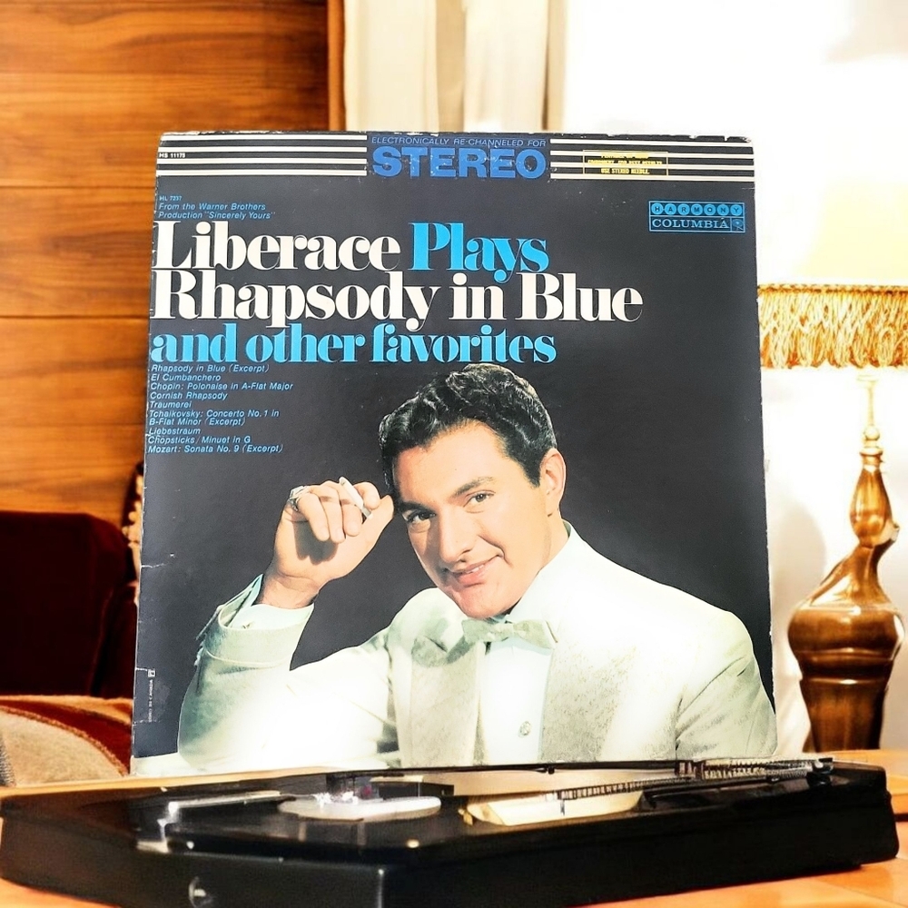 Liberace Plays Rhapsody in Blue Vinyl Record